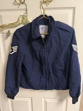 DSCP Jacket Lightweight Blue Wings Collection Med 12r Removable Liner Women’s